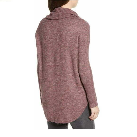 Dreamers by Debut Women Cowl Neck Tunic | Size - Medium | Color - Pink - Picture 2 of 2